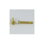 Vis m�taux laiton t�te frais�e tf fendue m2. 5x6 - 100 pi�ces