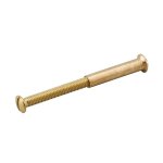 Thirard ? vis m�taux 4 x 45 mm ? acier zingu� ? t�te frais�e bomb�e fendue m4 ? lot de 2 pi�ces pour ...