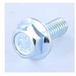 Vis m�taux t�te hexagonale th m6x20 embase collerette crant�e classe 8. 8 acier zingu� - 800 pi�ces