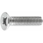 Vis m�trique � t�te frais�e - empreinte ph - zingu�e m3 x 6 - boite de 1000