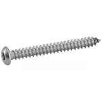 Vis � tole t�te bomb�e six lobes inviolable - avec t�ton central - inox a2 4, 2x38 mm - bo�te de 100