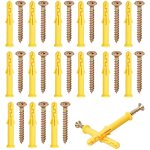 Vis universels avec chevilles 8x60 50 pcs pour murs