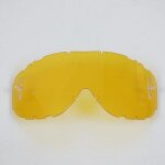 Visire cran simple jaune masque casque smith piston pour moto