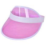 Visi�re unisexe, visi�re transparente, casquette � visi�re, adapt�e au golf, au tennis et plus encore ...