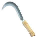 Serpette faucille pour couper la laitue en acier inoxydable - 16 x 2 cm