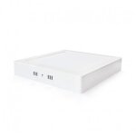 Vision - el - plafonnier led luna quadra - 18w 220x220 mm miidex lighting� blanc - chaud - 3000k - blanc ...
