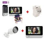 Philips - visiophone filaire 1 caméra et 2 écrans connect 2 premium Philips - visiophone filaire 1 caméra et 2 écrans connect 2 premium