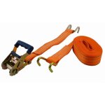 Viso - sangle � cliquet + crochet poids lourd larg. 50mm - long. 8m - spl801