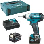 Visseuse � choc sans fil makita td110dsmj 10. 8v 2x 4. 0 ah batteries + chargeur dans makpac