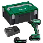 Visseuse  chocs 18v 1 / 4' 140 nm (2x2. 0 ah) en hitcase - hikoki - avec 2 batteries 18v 2. 2 ah - chargeur ...