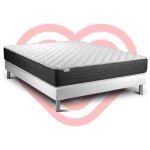 Vitalit - ensemble matelas sommier vitalmemo one 140 x 190 - couleur: blanc