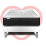 Vitalit - ensemble matelas sommier vitalmemo one 90 x 190 - couleur: blanc