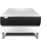 Vitalit - ensemble matelas sommier vitalspring 90 x 190 - couleur: blanc