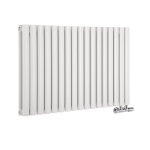 Hudson reed - vitality caldae ? radiateur design horizontal ? raccordement central ? blanc ? 63. 5 x ...