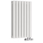 Hudson reed - vitality caldae ? radiateur design horizontal ? raccordement central ? blanc ? 63. 5 x ...