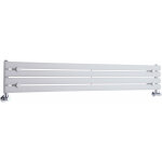 Hudson reed - vitality ? radiateur design horizontal ? blanc ? 23. 6 x 160cm Hudson reed - vitality ? radiateur design horizontal ? blanc ? 23. 6 x 160cm