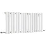 Hudson reed - vitality ? radiateur design horizontal compact ? blanc ? 40 x 100cm