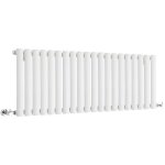 Hudson reed - vitality ? radiateur design horizontal compact ? blanc ? 40 x 118cm