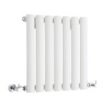 Hudson reed - vitality ? radiateur design horizontal compact ? blanc ? 40 x 41. 5cm