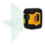 Vito - niveau laser de poche 2 lignes vertes port�e 20 m int�rieur ext�rieur 2 piles fournies