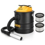 Vito pro - power - aspirateur de cendres tornado 1400w 18l + 2 filtres hepa fonction souffleur vito