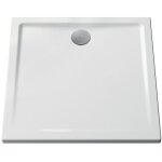 Vitra - receveur de douche céramique cascade ultra - plat blanc brillant antidérapant 90x90 cm Vitra - receveur de douche céramique cascade ultra - plat blanc brillant antidérapant 90x90 cm