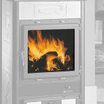 La nordica extraflame - vitre de remplacement pour poele a' bois rossella lola alessia