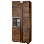 Massivmoebel24 - vitrine 90x45 manguier laqu� brun amsterdam 08