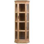 Made in meubles - vitrine d'angle en bois d'acacia esmée Made in meubles - vitrine d'angle en bois d'acacia esmée