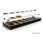 Vitrine chaude bain - marie deux etagres - 840  1190 mm - sayl