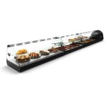 Vitrine chaude sahara deux etag�res - 840 � 1190 mm - sayl