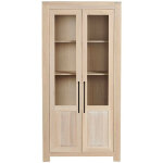 Hellin - vitrine moderne en ch�ne blanchi - boston