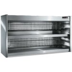 Vitrine murale - rf niche a viandes et fromages - 2 tageres - refrigeree statique sans groupe - isotech ...