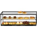 Vitrine professionnelle neutre 2 etagères avec ou sans led - 920x375 mm - sayl Vitrine professionnelle neutre 2 etagères avec ou sans led - 920x375 mm - sayl