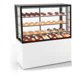 Vitrine réfrigérée à 4 faces avec base 100 - 1000 x 600 x 1400 mm et avec accès frontal - 3 étagères ... Vitrine réfrigérée à 4 faces avec base 100 - 1000 x 600 x 1400 mm et avec accès frontal - 3 étagères ...