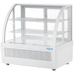 Vitrine r�frig�r�e de comptoir s�rie c blanche 100 litres - polar