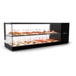 Vitrine réfrigérée de présentation avec fond plat - l1320 mm - 1 ou 2 niveaux - sayl Vitrine réfrigérée de présentation avec fond plat - l1320 mm - 1 ou 2 niveaux - sayl