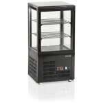 Vitrine réfrigérée pour présentation et stockage sur comptoir - noir ou gris - tefcold Vitrine réfrigérée pour présentation et stockage sur comptoir - noir ou gris - tefcold