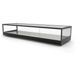 Vitrine r�frig�r�e s�rie logic tapas avec groupe � distance sans bacs - l 850 / 1540 mm - sayl