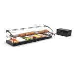 Vitrine r�frig�r�e tapas bacs gn 1 / 3 s�rie shark 2p avec groupe � distance sans bacs - 1540x380x340 ...