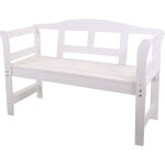 Banc de jardin sens - line friesen - bois - blanc