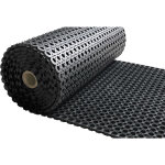 Caillebotis caoutchouc en rouleau - renforcé - Épaisseur 23 mm - largeur 100 cm - par mètre linéaire Caillebotis caoutchouc en rouleau - renforcé - Épaisseur 23 mm - largeur 100 cm - par mètre linéaire