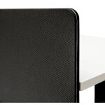 Cloison bureau double 140 x 80 cm - noir