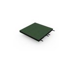 Dalle amortissante 45mm - 50x50cm - avec connecteurs - vert Dalle amortissante 45mm - 50x50cm - avec connecteurs - vert