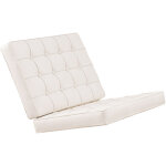 Vivol - ensemble de coussins pour fauteuil berlin blanc Vivol - ensemble de coussins pour fauteuil berlin blanc