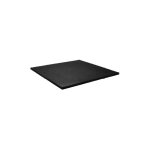 Vivol - dalle de sport en caoutchouc 100x100cm 20mm - grain fin - noir Vivol - dalle de sport en caoutchouc 100x100cm 20mm - grain fin - noir