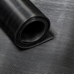 Tapis caoutchouc en rouleau - nervures fines - epaisseur 3 mm - largeur 120 cm - par mètre linéaire Tapis caoutchouc en rouleau - nervures fines - epaisseur 3 mm - largeur 120 cm - par mètre linéaire