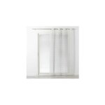 Douceur d'intrieur - voilage  oeillets avec fil mtallis - 140 x 240 cm - dixie - blanc et dor - ...
