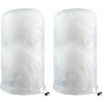 Voile d'hivernage?2 pi�ces voile d'hivernage plante 140�200cm blanc, housse de protection pour plantes, ...