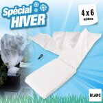 Voile d'hivernage blanc 30g / m, dimensions 4 x 6 m